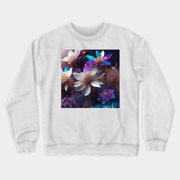 Shiny crystals Crewneck Sweatshirt by Mughzilla